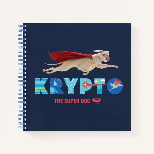 Krypto Der Super-Hund Notizbuch (Vorderseite)
