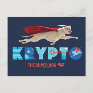 Krypto Der Super-Hund Postkarte