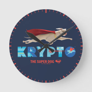 Krypto Der Super-Hund Runde Wanduhr