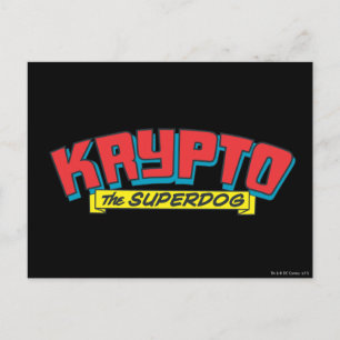 Krypto der Superhund Postkarte