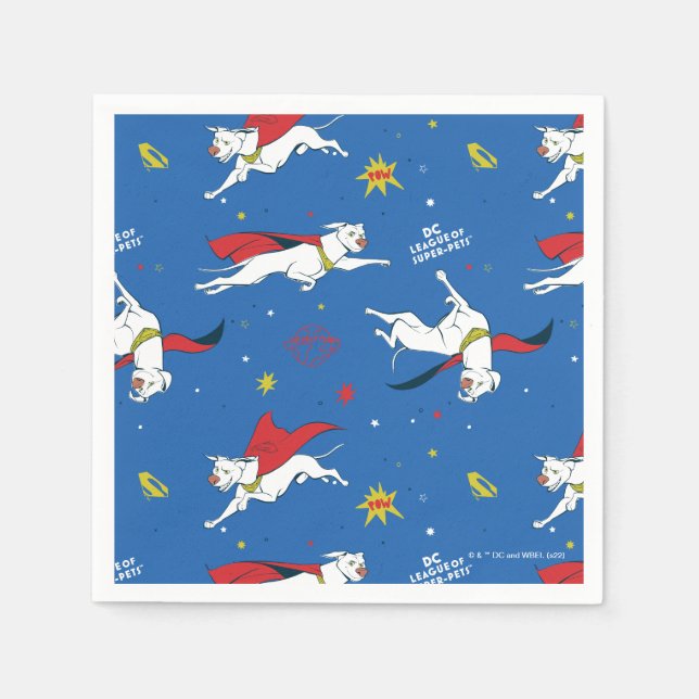 Krypto Flying Pattern Serviette (Vorderseite)