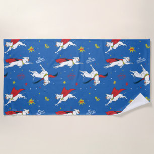 Krypto Flying Pattern Strandtuch