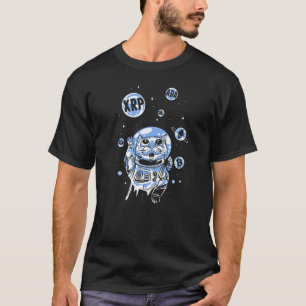 Krypto-Katze im Krypto-Universum greift Münzen T-Shirt