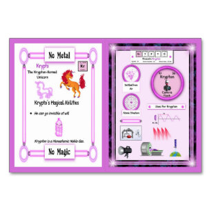 Krypto - Krypton Horn Unicorn Trading Card Tischnummer
