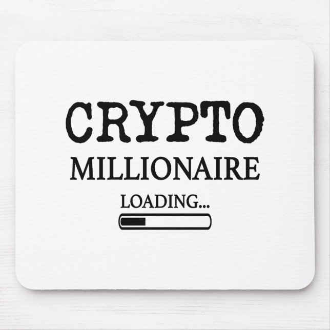 Krypto Millionaire-Ladung Mousepad (Vorne)
