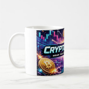 Krypto-Münze Kaffeetasse