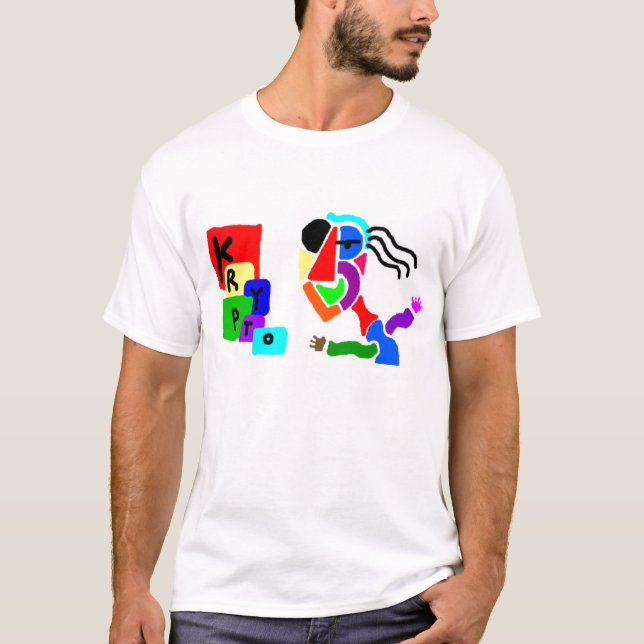 krypto picaso T-Stück T-Shirt (Vorderseite)