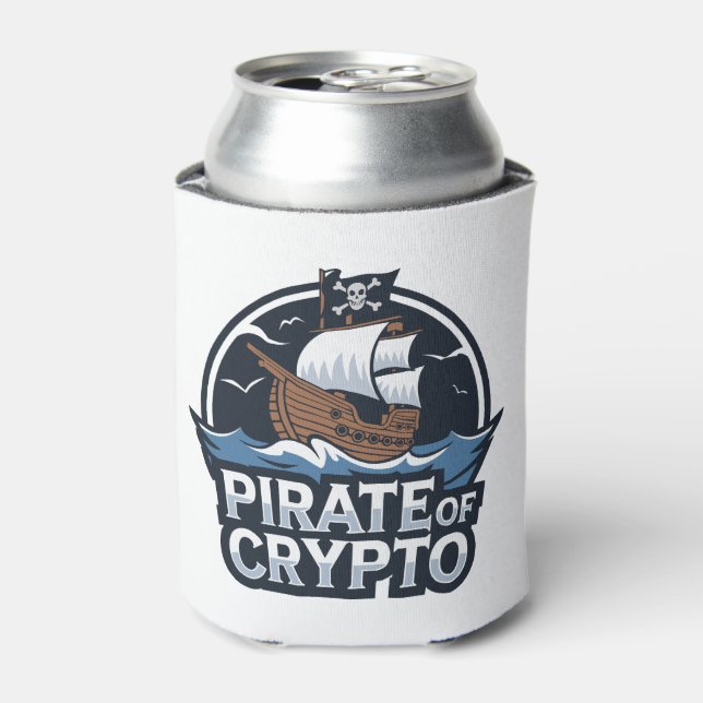 Krypto-Pirat Dosenkühler (Kanne Vorderseite)