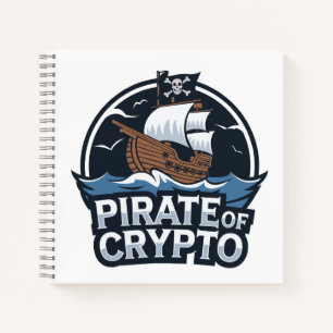 Krypto-Pirat Notizbuch