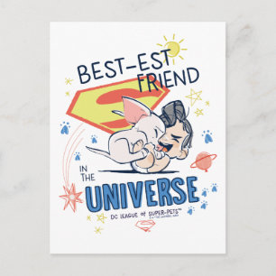 Krypto & Superman: Der beste Freund im Universum Postkarte
