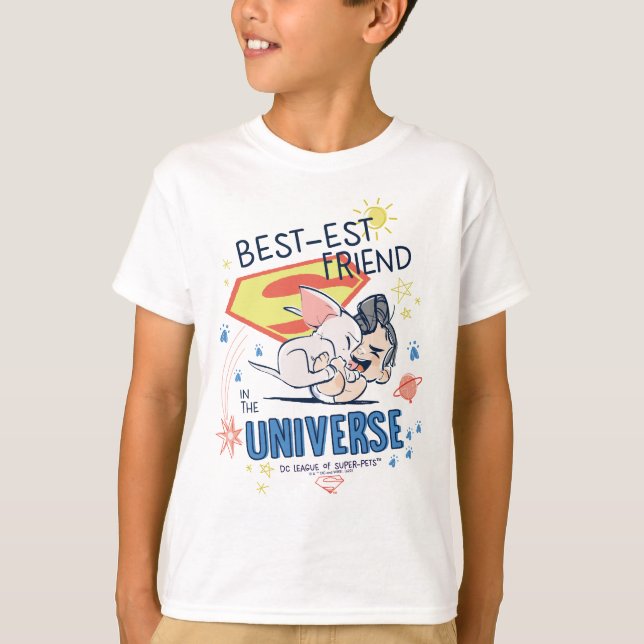 Krypto & Superman: Der beste Freund im Universum T-Shirt (Vorderseite)