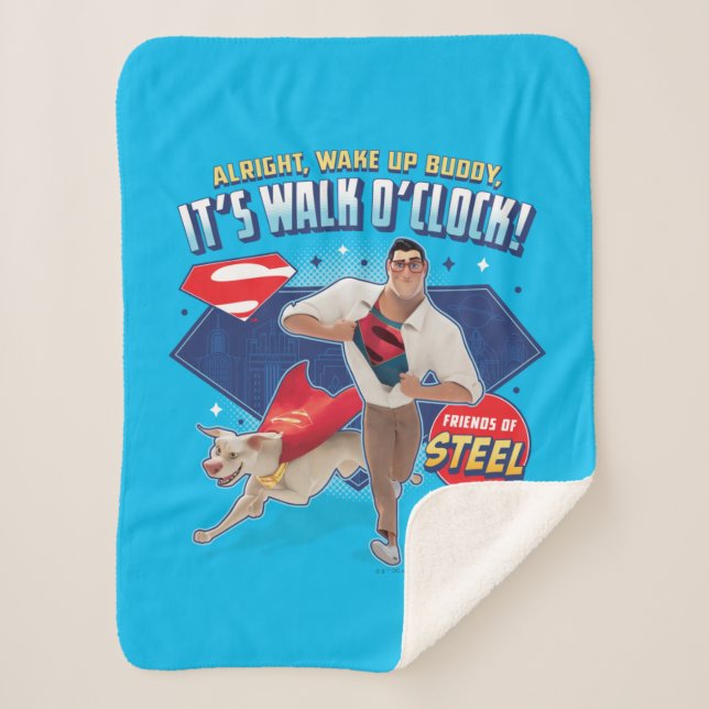 Krypto & Superman - Es ist Walk O'Clock! Sherpadecke (Vorderseite)