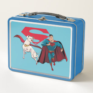 Krypto und Superman Metall Brotdose