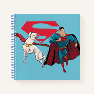 Krypto und Superman Notizbuch