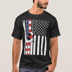 Krypto USA Flag Bitcoin Kryptowährungen Krypto Tr T-Shirt