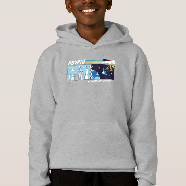 Krypto Weltraum zur Metropole Hoodie (Vorderseite)