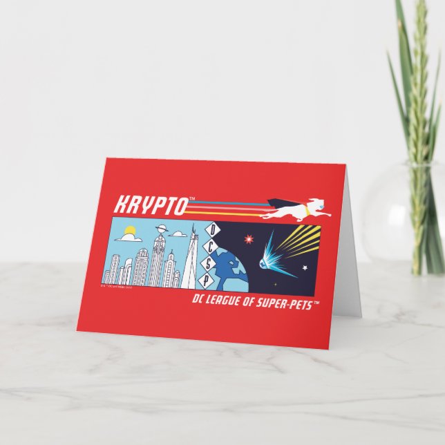 Krypto Weltraum zur Metropole Karte (Vorderseite)