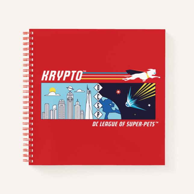 Krypto Weltraum zur Metropole Notizbuch (Vorderseite)