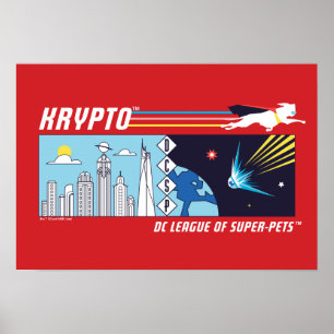 Krypto Weltraum zur Metropole Poster