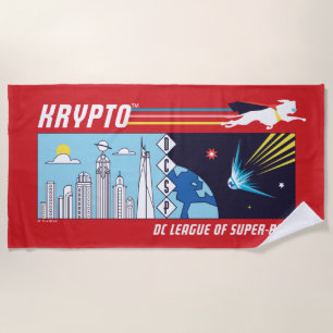 Krypto Weltraum zur Metropole Strandtuch