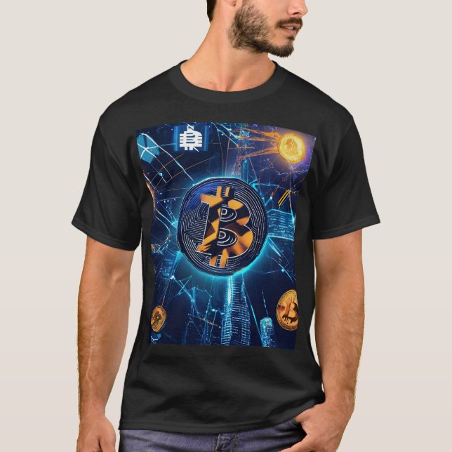 Kryptoblüte in der Stadt T-Shirt (Vorderseite)