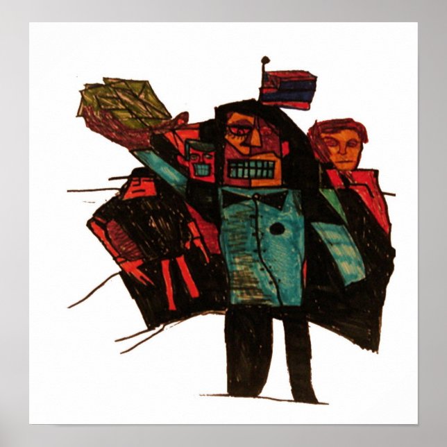 Kryptofarbe Poster (Vorne)