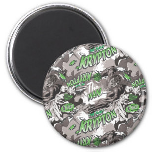 Krypton Green and Grey Magnet