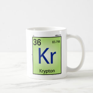 Krypton- (Kr)Element-Tasse Tasse