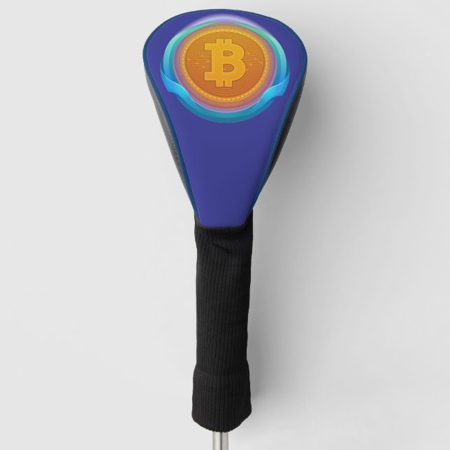 KRYPTOWÄHRUNG-BITCOIN GOLF HEADCOVER (Vorderseite)