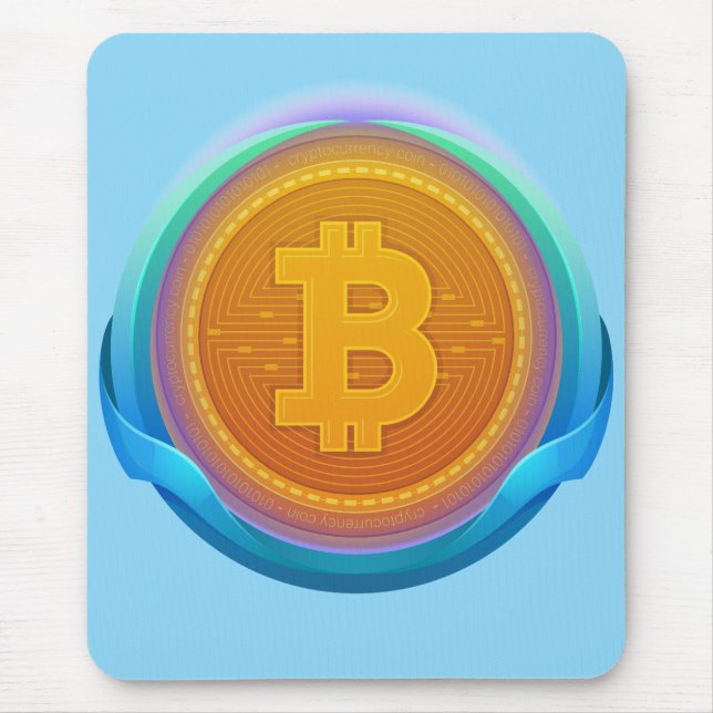 KRYPTOWÄHRUNG-BITCOIN MOUSEPAD (Vorne)