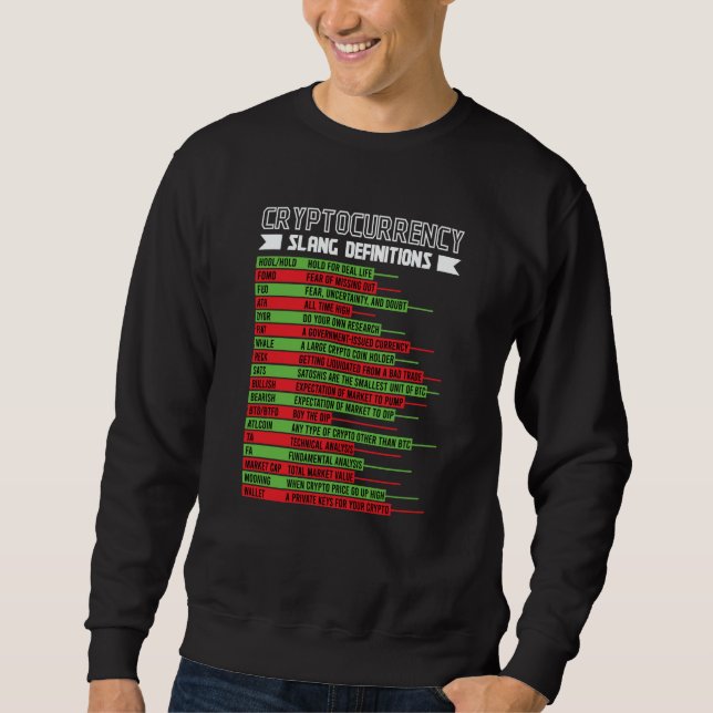Kryptowährung Blockchain Trader Finanzen Krypto In Sweatshirt (Vorderseite)