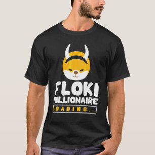 Kryptowährung für Männer Floki Krypto-Million T-Shirt