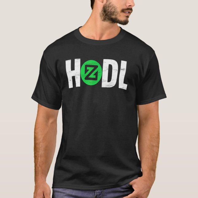 Kryptowährung für Männer und Frauen Zilliqa Hodl Z T-Shirt (Vorderseite)