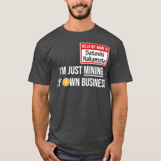 Kryptowährung Krypto Bitcoin Funny Hodl Satoshi N T-Shirt