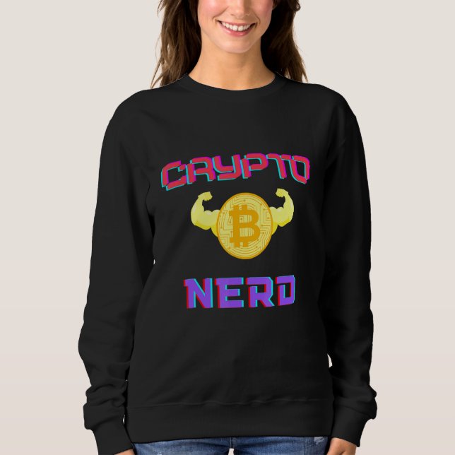 Kryptowährung - Nerd - Bitcoin Sweatshirt (Vorderseite)