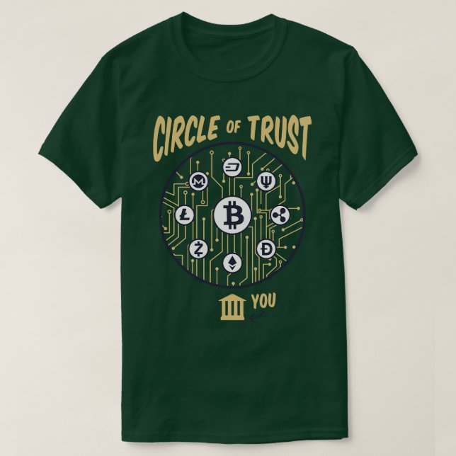 Kryptowährungen T-Shirt (Design vorne)