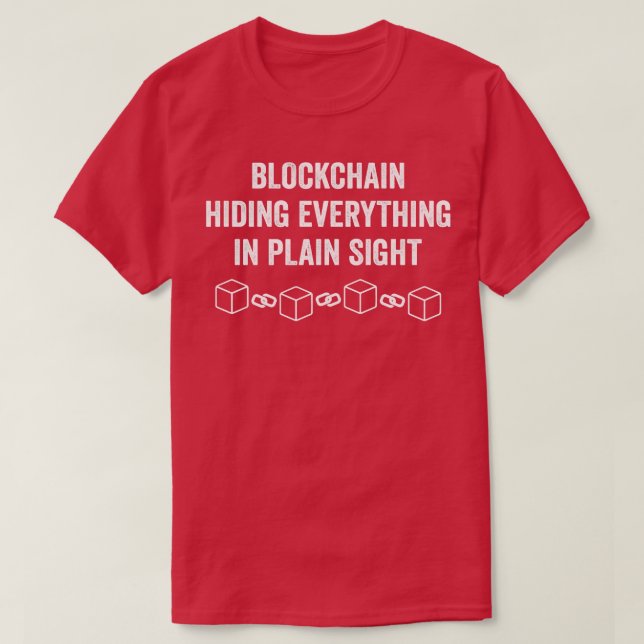 Kryptowährungs-Blockchain Ethereum Ether ETH Funny T-Shirt (Design vorne)