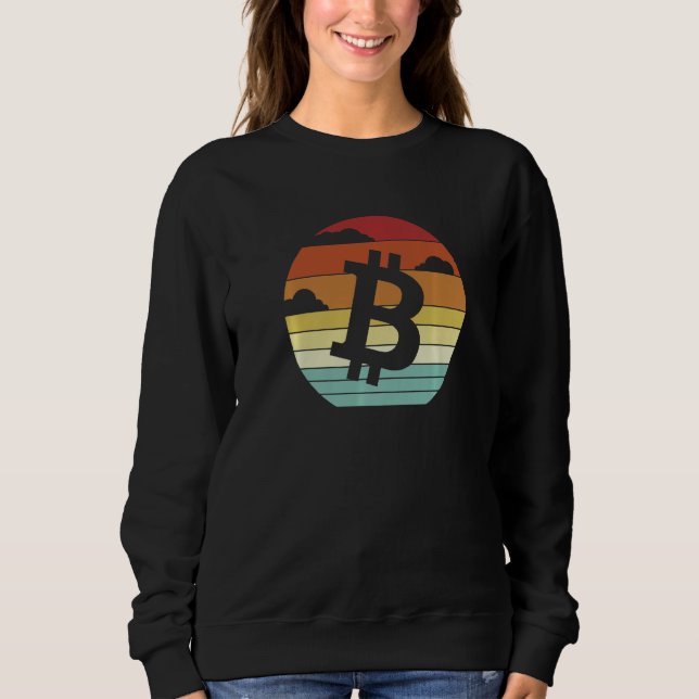 Kryptowährungs-Blockchains Bitcoins Miner B Sweatshirt (Vorderseite)