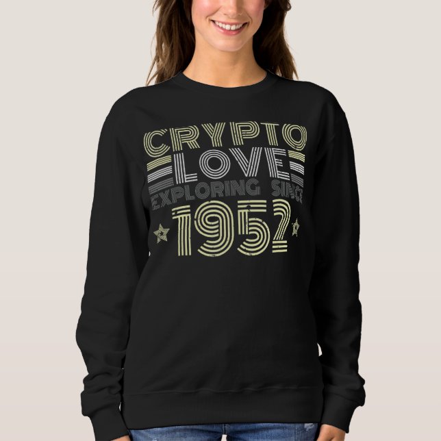 Kryptowährungs-Lifestyles Krypto-Liebe Sweatshirt (Vorderseite)