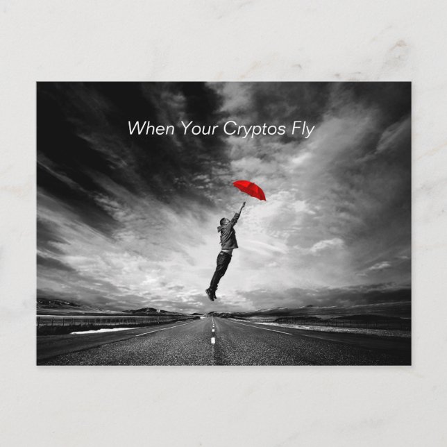 Kryptowährungsliebhaber Postkarten (Vorderseite)