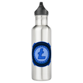 KRYPTOWURRENCY LITECOIN EDELSTAHLFLASCHE