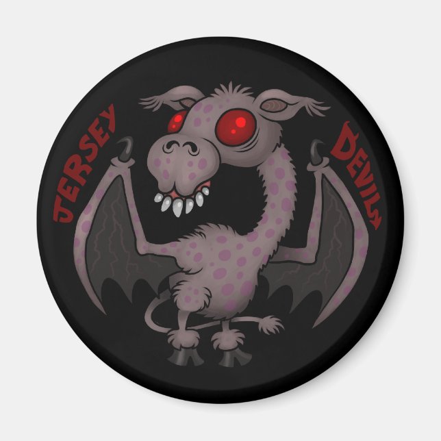 KRYPTOZOOLOGIE: Jersey Devil Magnet (Vorne)