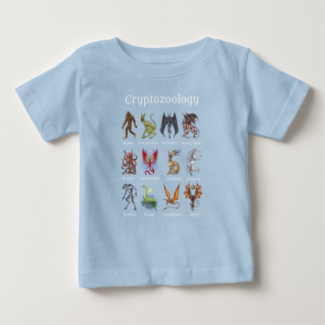 Kryptozoologie Kreaturen Baby T-shirt (Vorderseite)