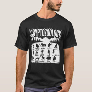 Kryptozoologie Kryptid Bigfoot Mothman Dogman Ande T-Shirt