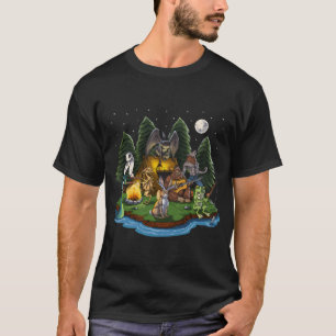 Kryptozoologie Kryptide Camping T-Shirt