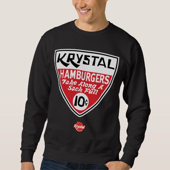 Krystal 10 Cent-Schild Sweatshirt (Vorderseite)