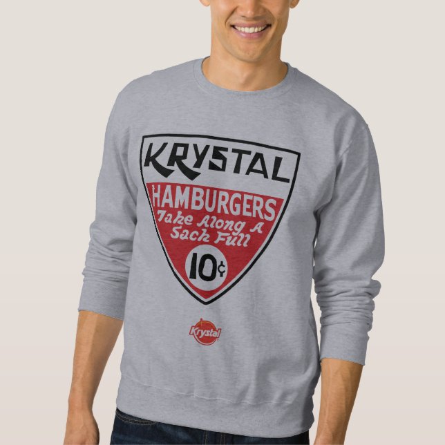 Krystal 10 Cent-Schild Sweatshirt (Vorderseite)