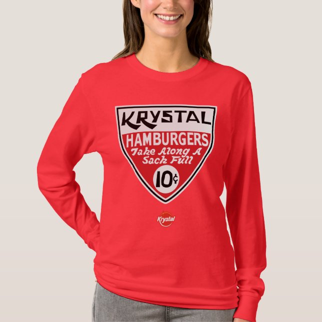 Krystal 10 Cent-Schild T-Shirt (Vorderseite)