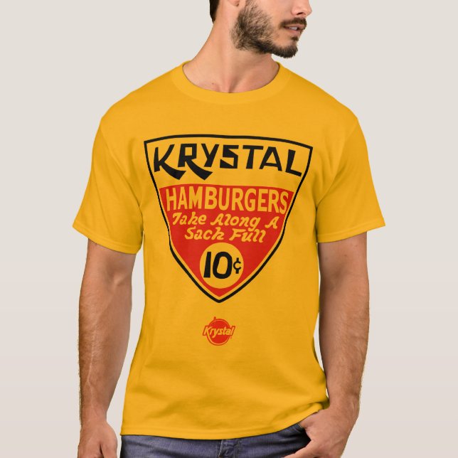 Krystal 10 Cent-Schild T-Shirt (Vorderseite)