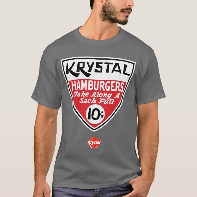 Krystal 10 Cent-Schild T-Shirt (Vorderseite)